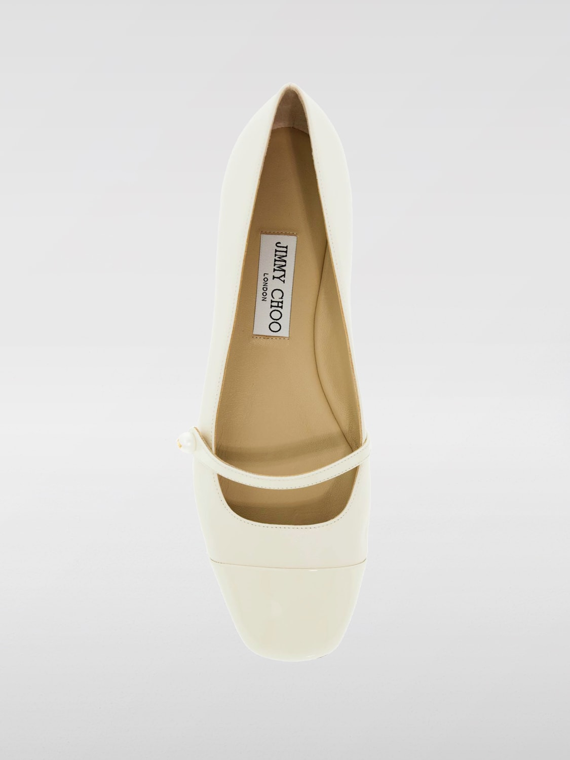 JIMMY CHOO BALLERINES: Chaussures femme Jimmy Choo, Lait - Img 4