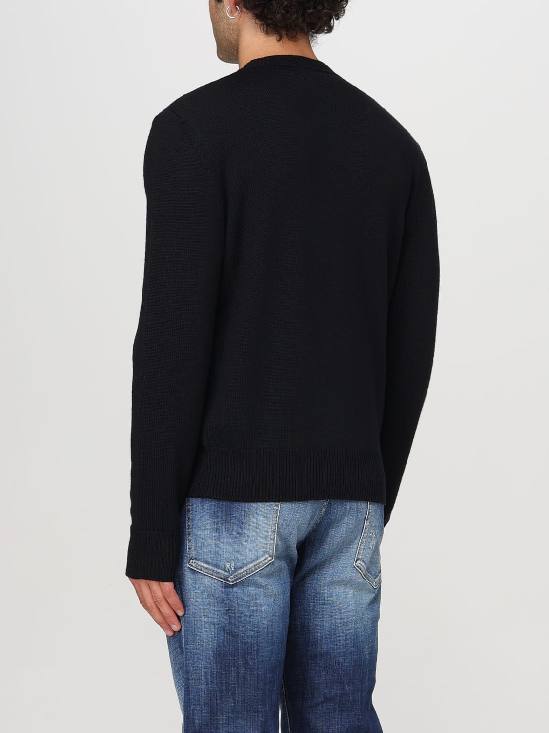 DSQUARED2 SWEATER: Sweater men Dsquared2, Black - Img 3