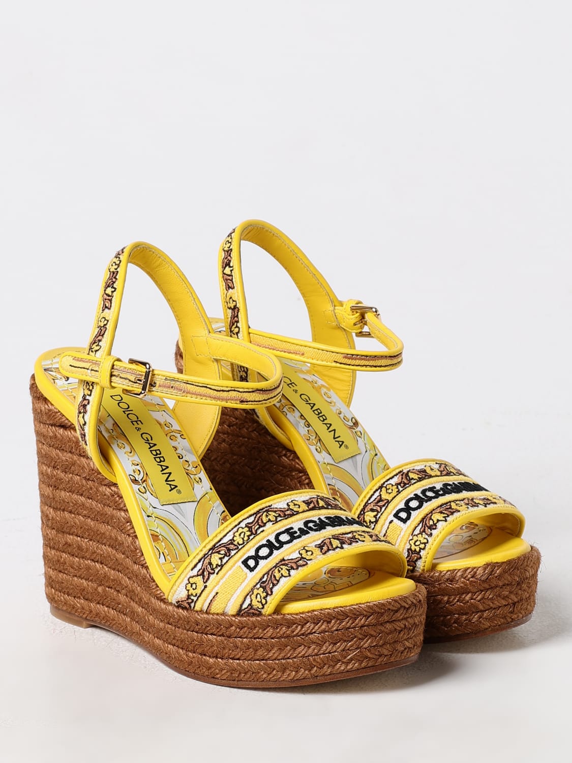 DOLCE & GABBANA WEDGE SHOES: Pumps woman Dolce & Gabbana, Multicolor - Img 2