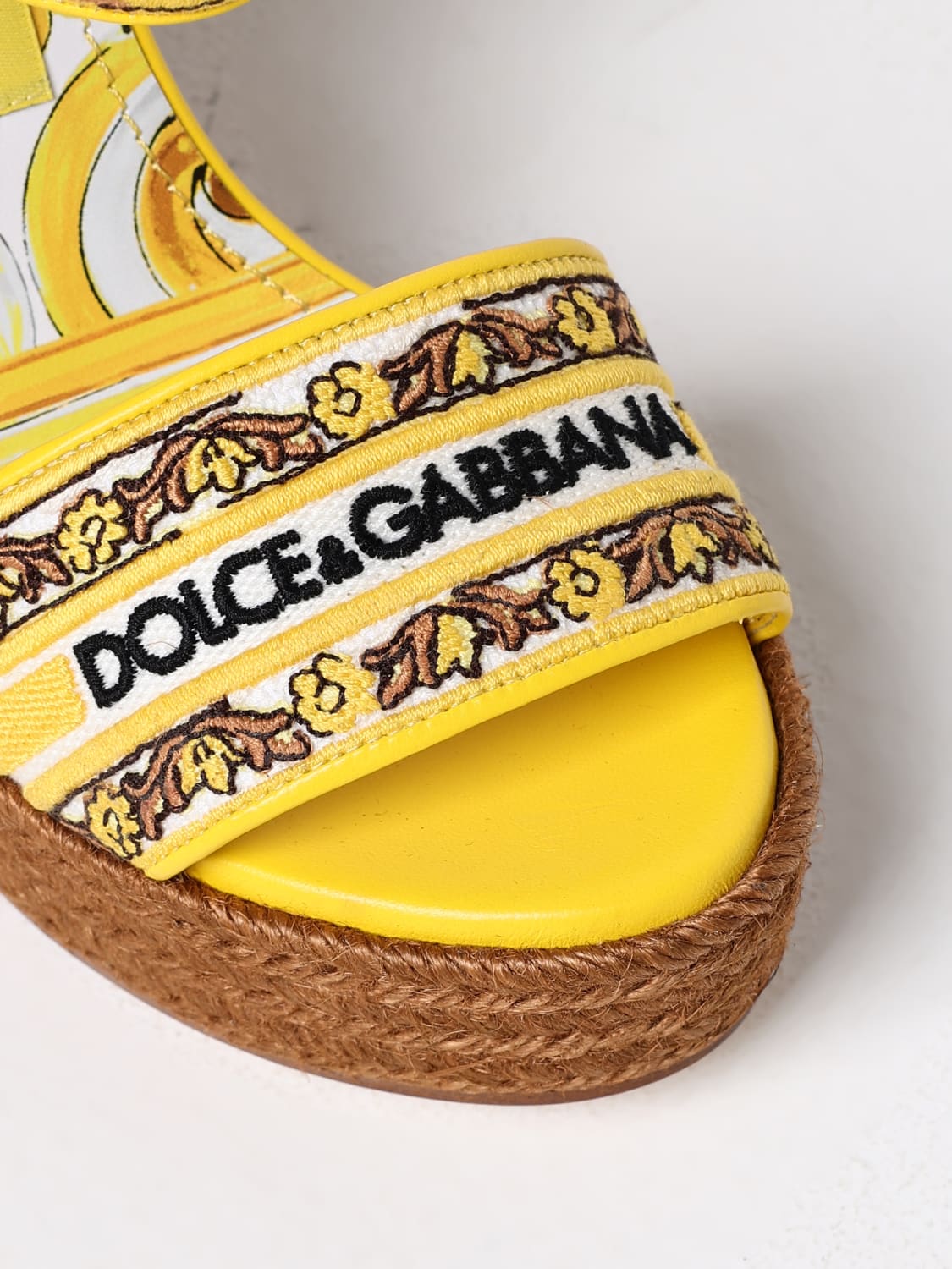 DOLCE & GABBANA WEDGE SHOES: Pumps woman Dolce & Gabbana, Multicolor - Img 4