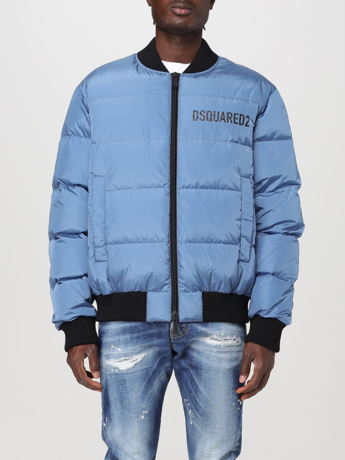 Giglio Bomber Puffer imbottito e trapuntato Dsquared2