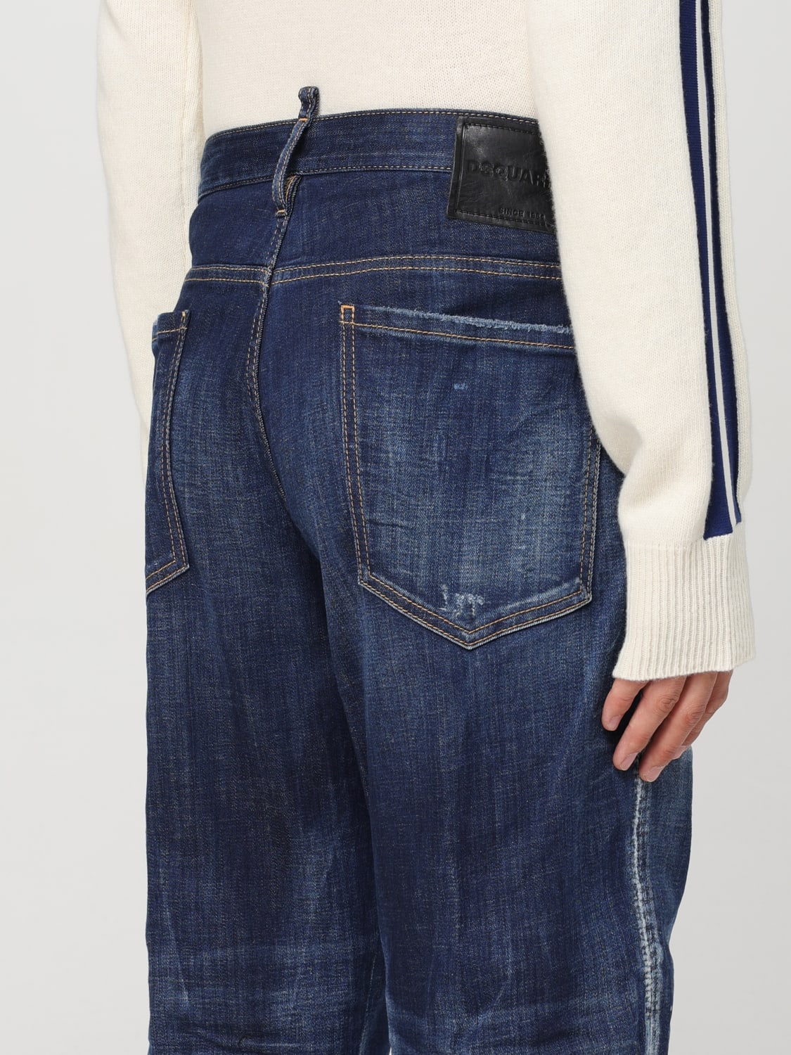 DSQUARED2 JEANS: Jeans homme Dsquared2, Denim - Img 4