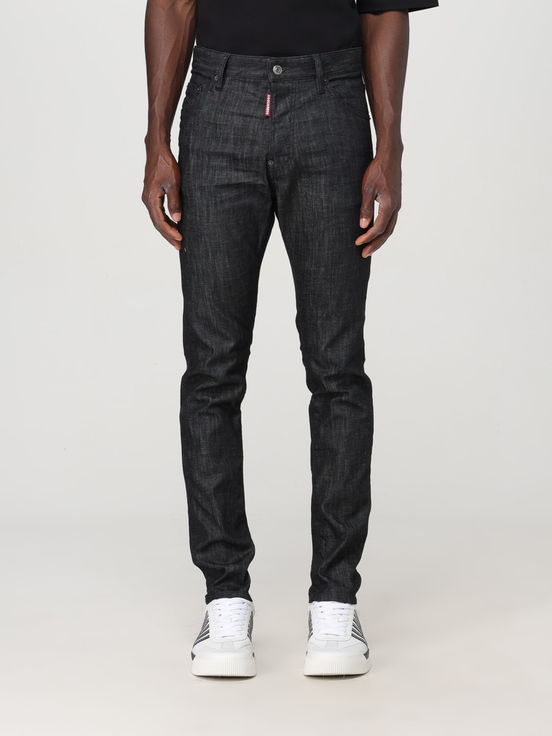 Giglio Jeans slim di cotone Dsquared2