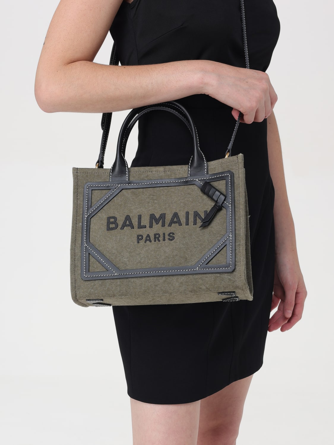 BALMAIN HANDBAG: Handbag woman Balmain, Kaki - Img 2