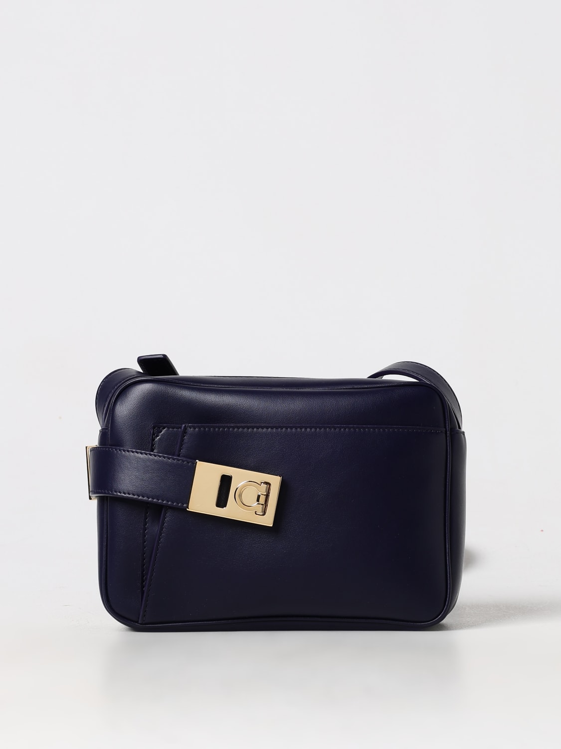 Giglio Borsa Camera Case Ferragamo in pelle