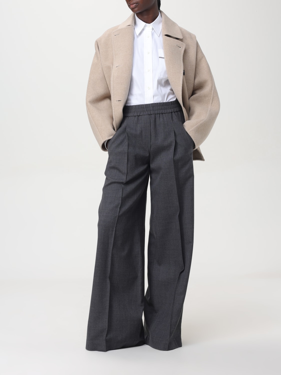 BRUNELLO CUCINELLI シャツ: シャツ レディース Brunello Cucinelli, ホワイト - Img 2