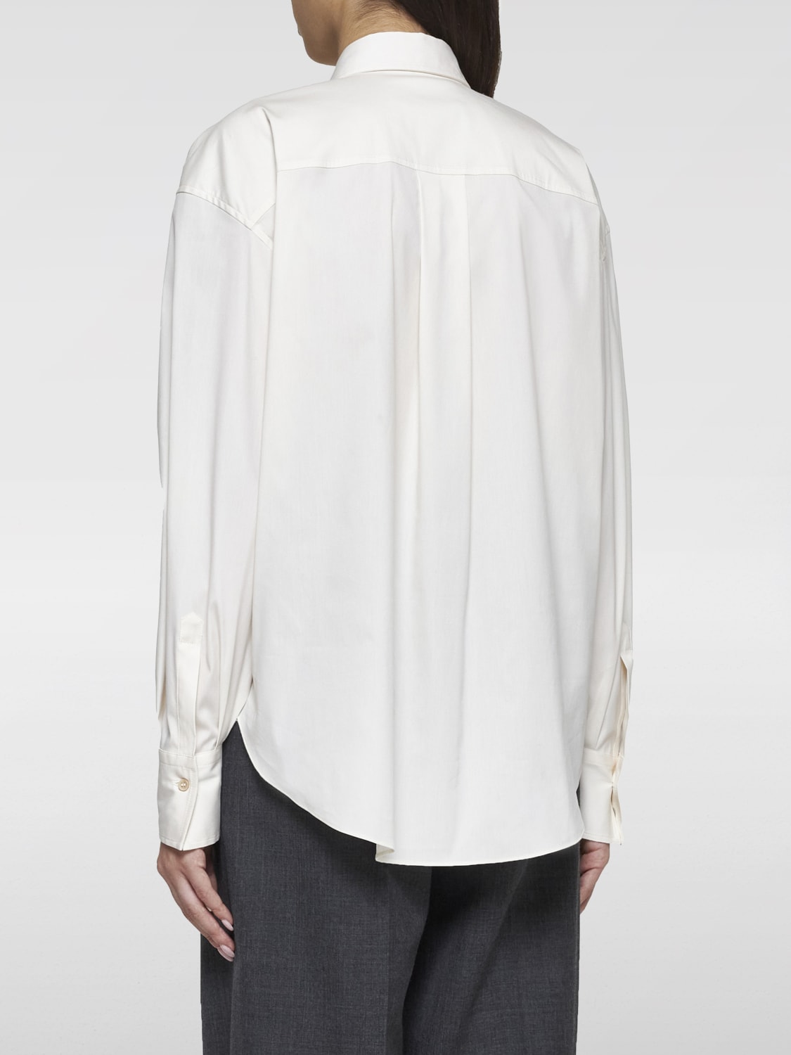 BRUNELLO CUCINELLI SHIRT: Shirt woman Brunello Cucinelli, Cream - Img 2