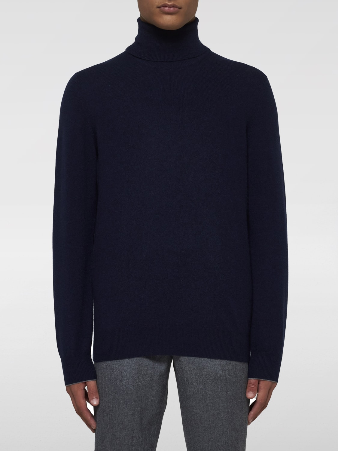 BRUNELLO CUCINELLI SWEATER: Sweater men Brunello Cucinelli, Blue - Img 1