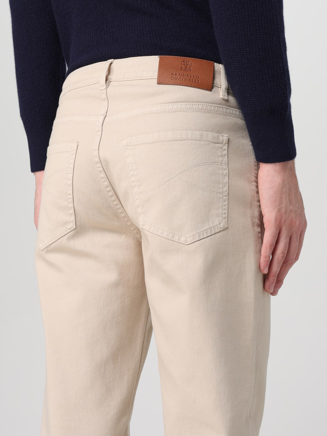 BRUNELLO CUCINELLI PANTS: Pants men Brunello Cucinelli, Ecru - Img 5