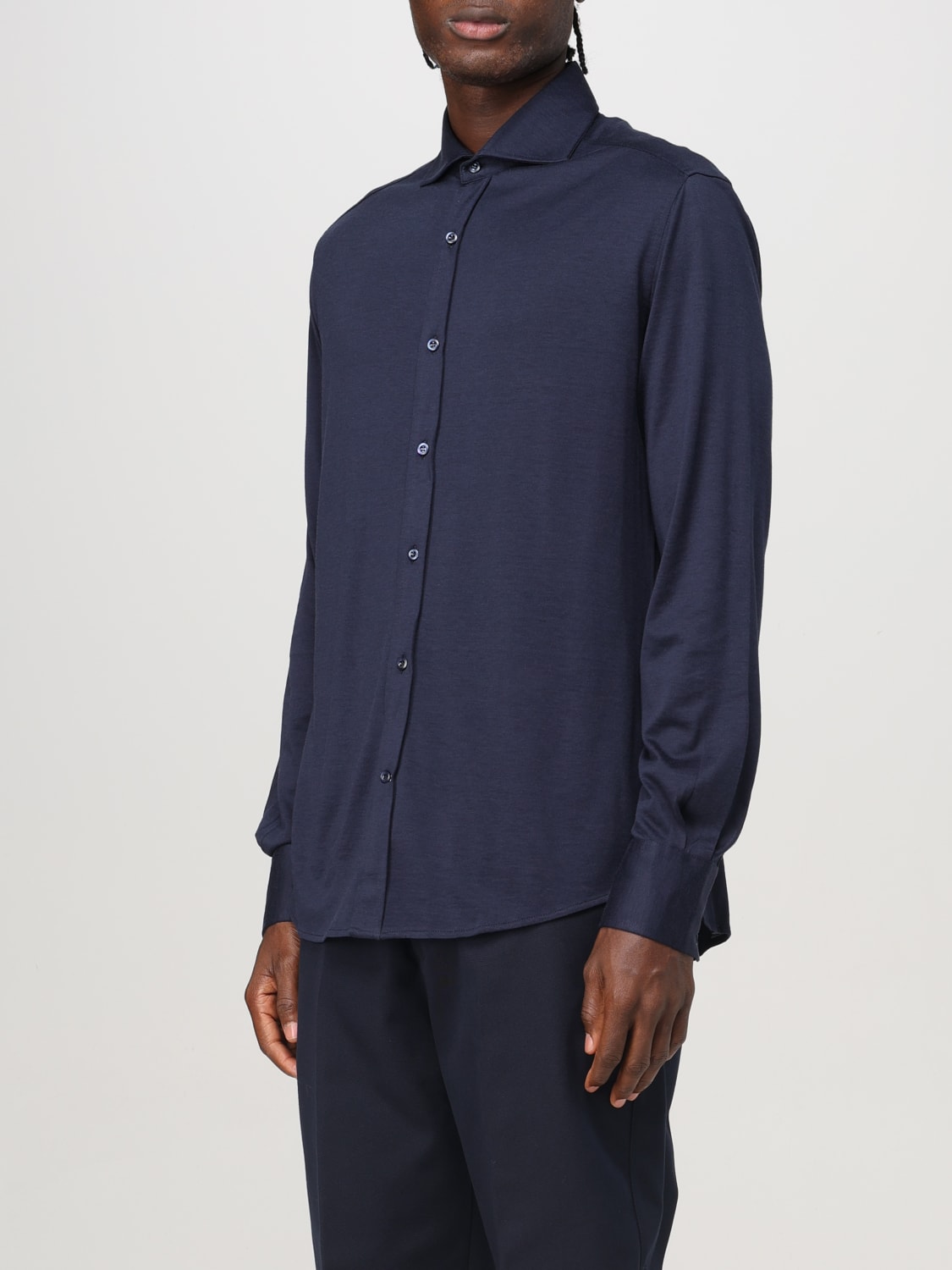 BRUNELLO CUCINELLI SHIRT: Shirt men Brunello Cucinelli, Blue - Img 4