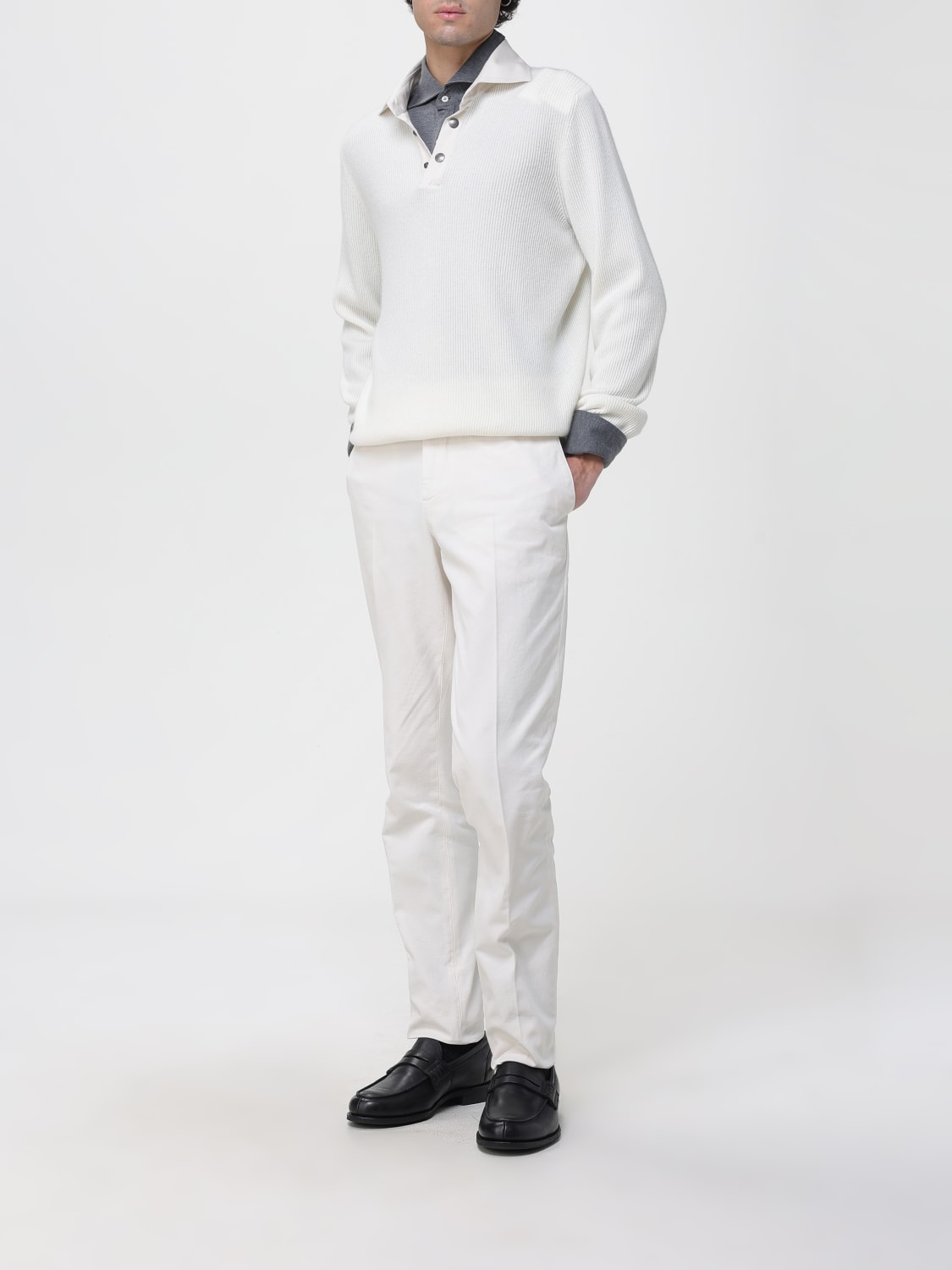 BRUNELLO CUCINELLI SHIRT: Shirt men Brunello Cucinelli, Grey - Img 2