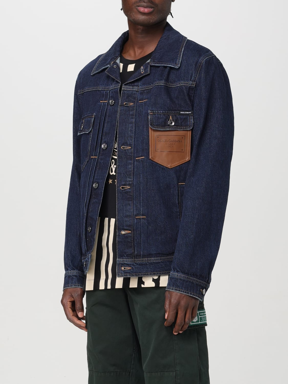 DOLCE & GABBANA: Jacket men - Blue | Dolce & Gabbana jacket