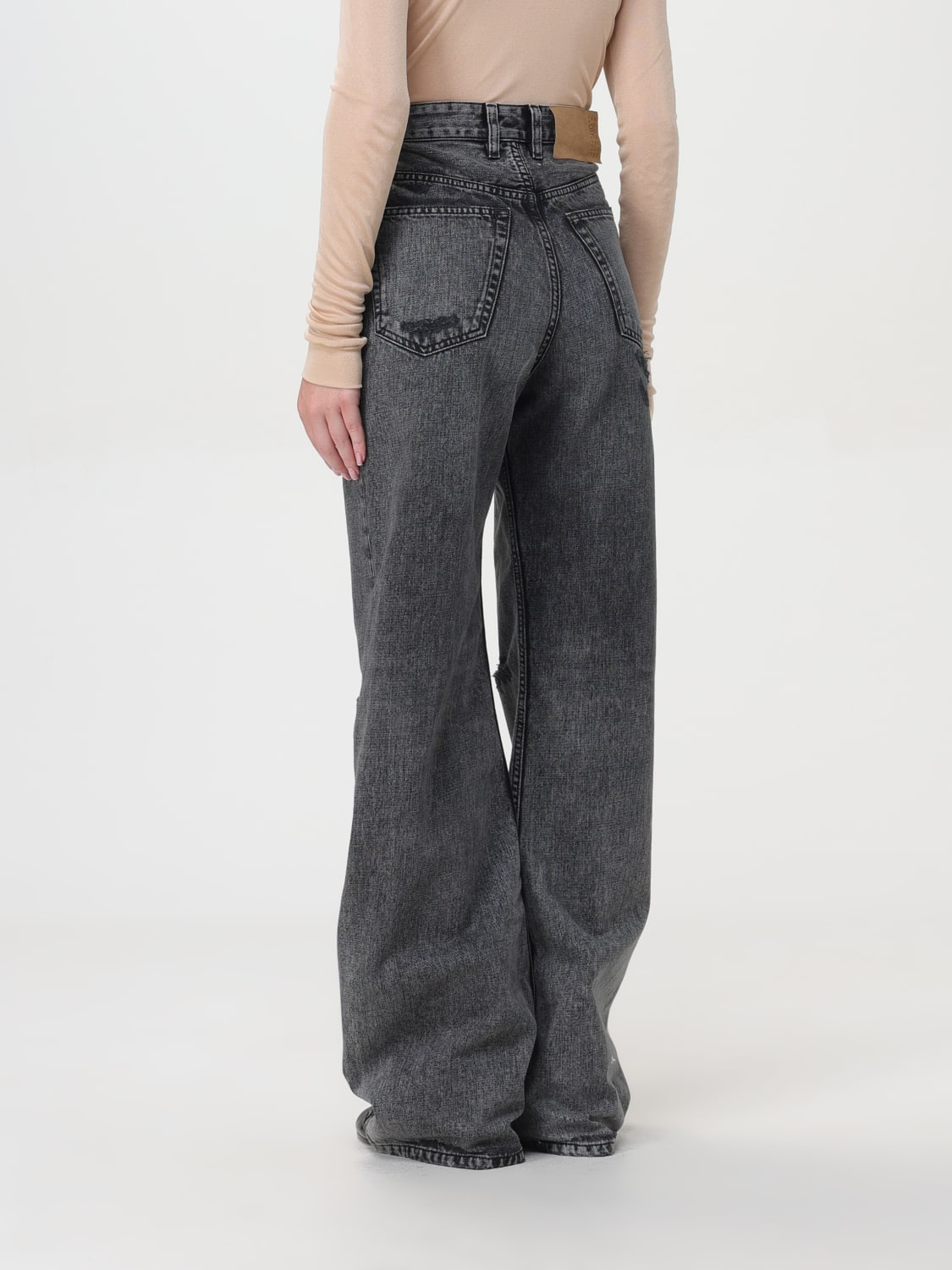 MM6 MAISON MARGIELA JEANS: Jeans woman Mm6 Maison Margiela, Black - Img 3