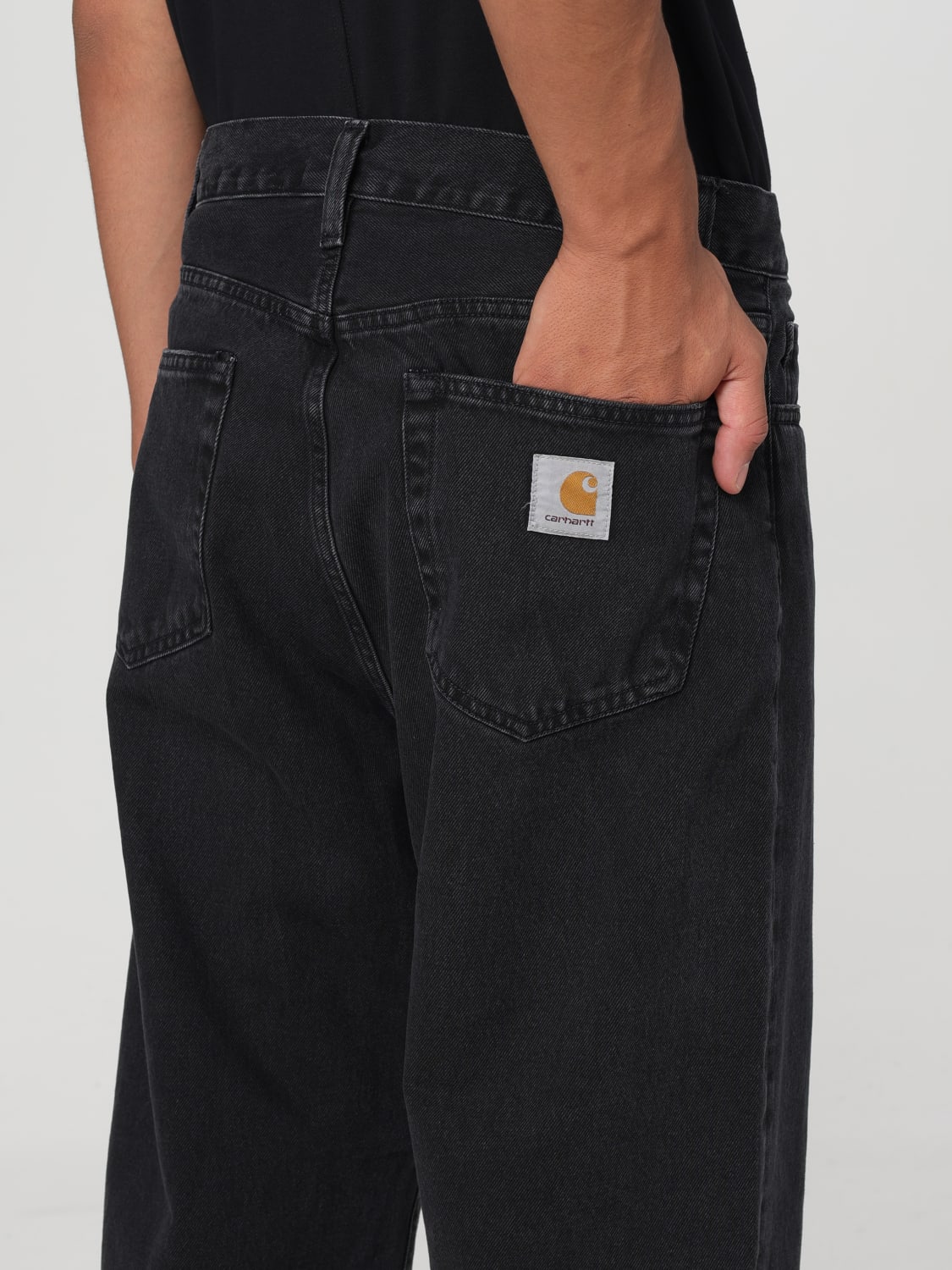 CARHARTT WIP PANTS: Pants men Carhartt Wip, Black - Img 3