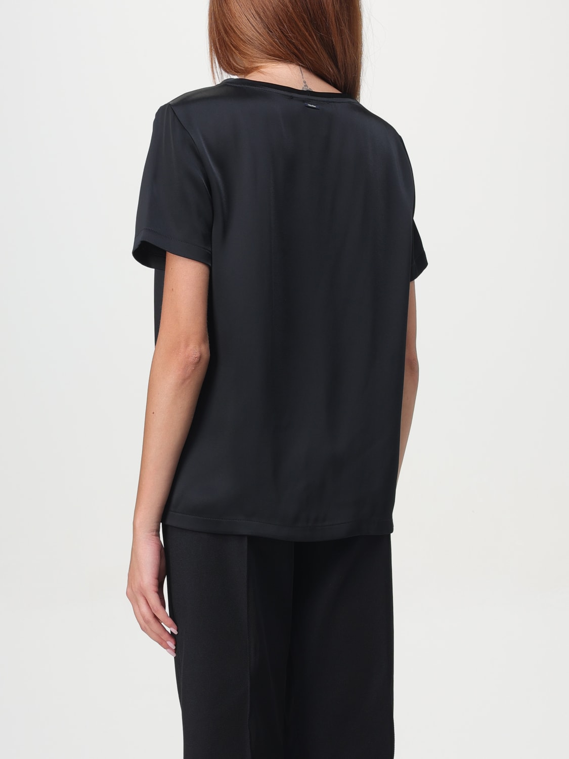 'S MAX MARA T-SHIRT: Top woman 's Max Mara, Black - Img 2