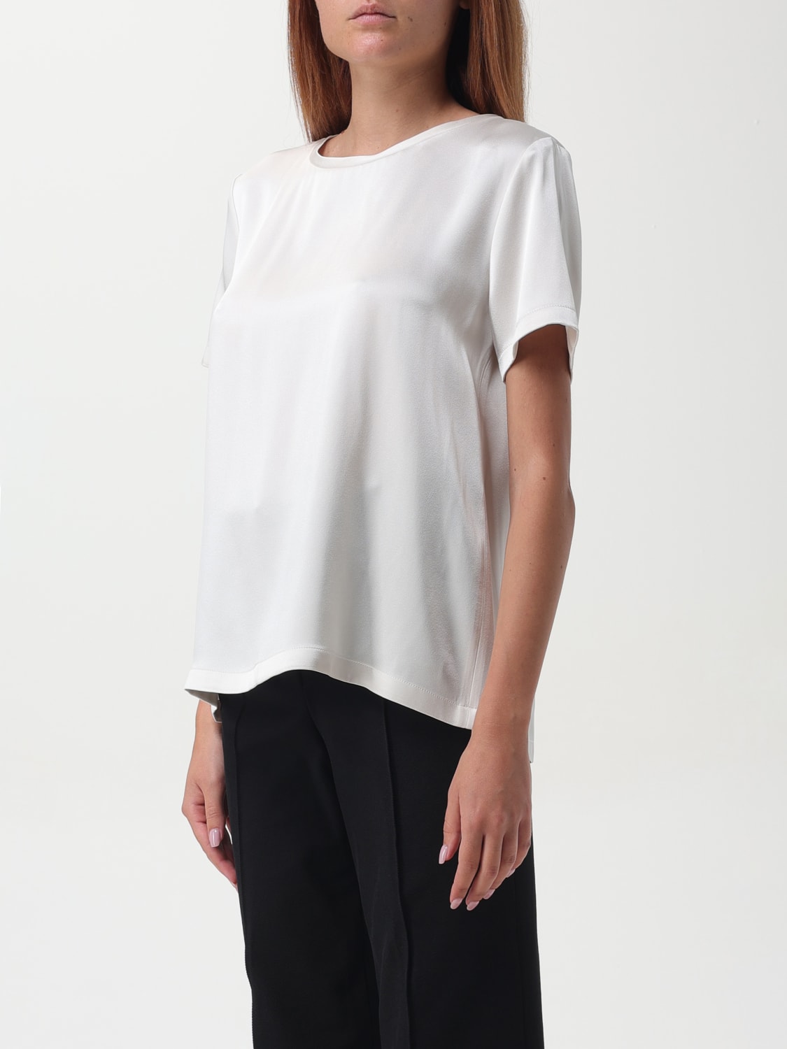 'S MAX MARA T-SHIRT: Top woman 's Max Mara, Ivory - Img 4