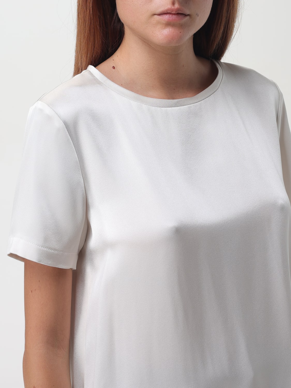 'S MAX MARA T-SHIRT: Top woman 's Max Mara, Ivory - Img 5