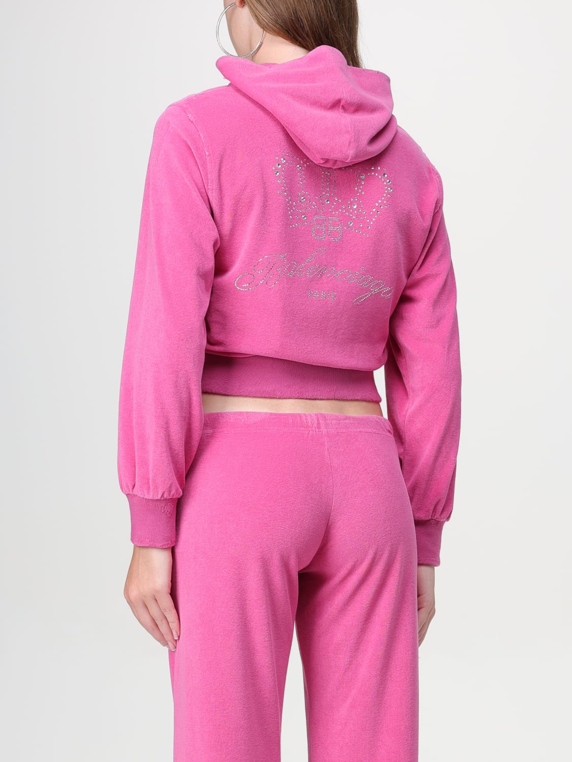 BALENCIAGA SWEATSHIRT: Jacke damen Balenciaga, Pink - Img 3