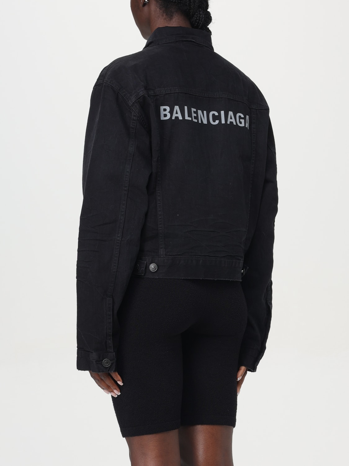 BALENCIAGA JACKET: Jacket woman Balenciaga, Black - Img 3