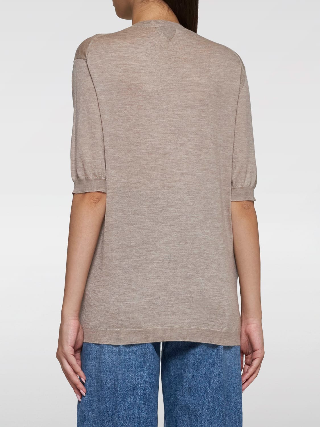 BOTTEGA VENETA SWEATER: Top woman Bottega Veneta, Beige - Img 2