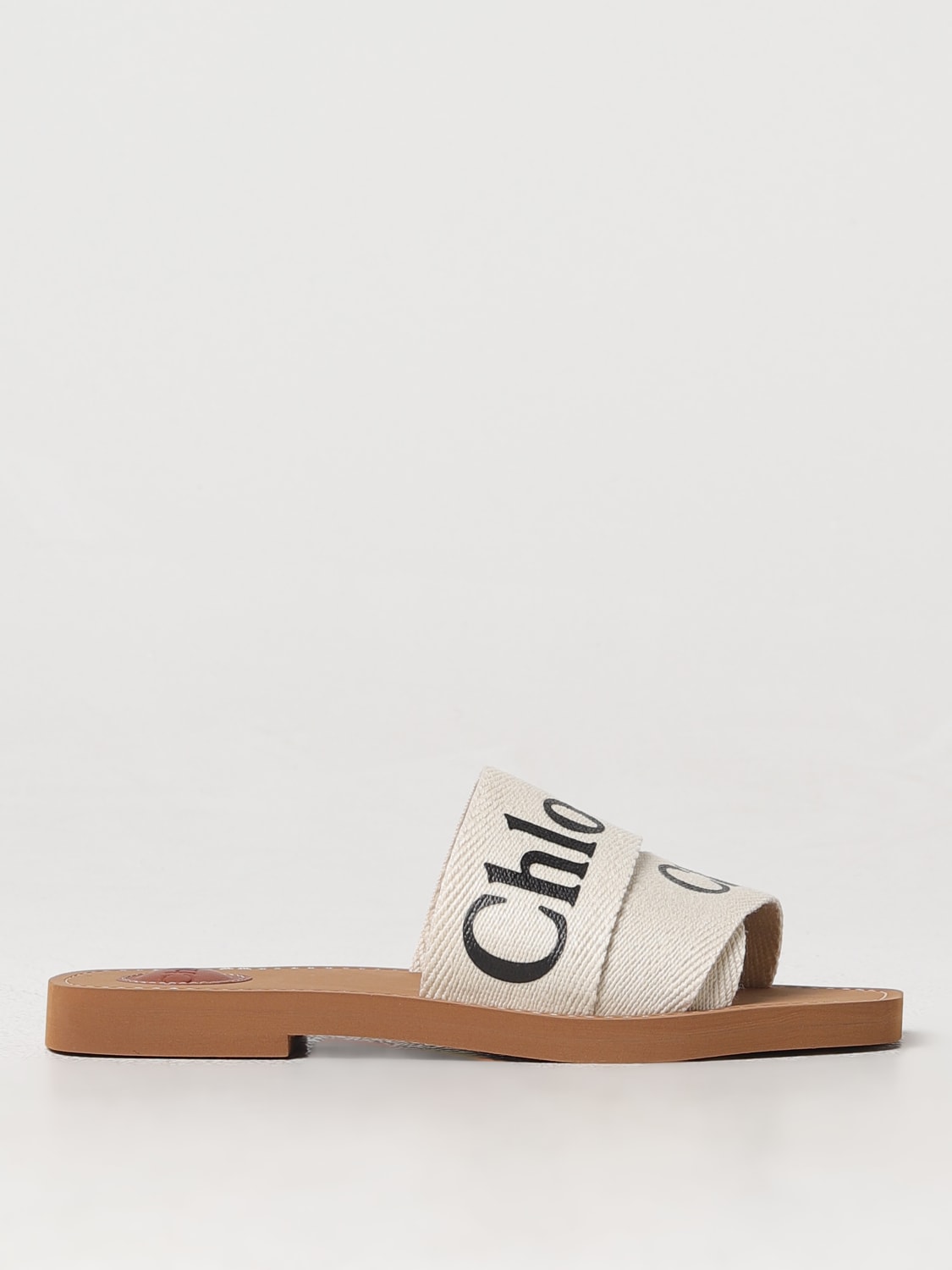 CHLOÉ FLAT SANDALS: Shoes woman ChloÉ, White - Img 1