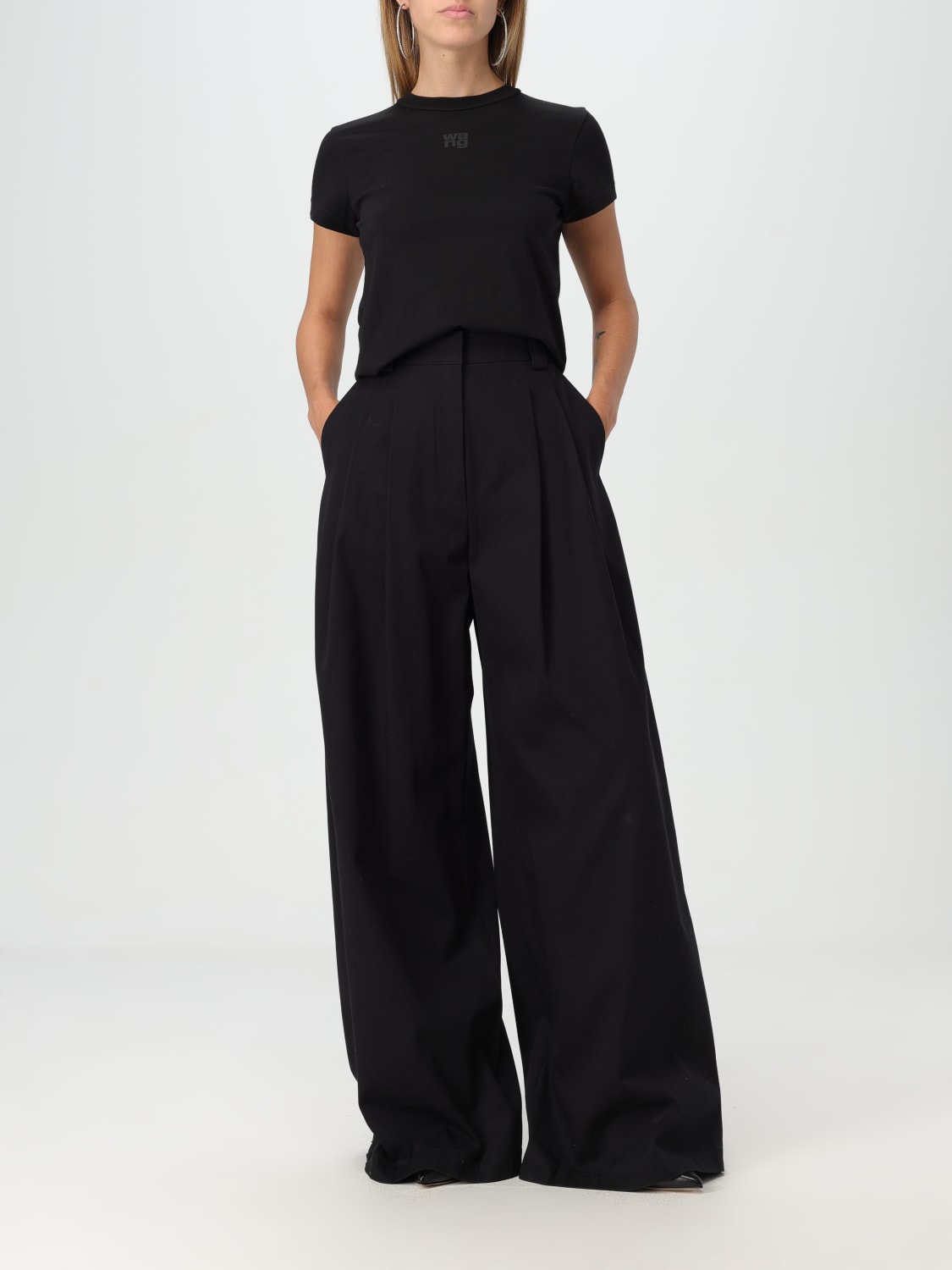 Tシャツ・カットソー ALEXANDER WANG Women Tops 4CC3241520001 Black alexanderwang ALEXANDER WANG アレキサンダーワン Tシャツ