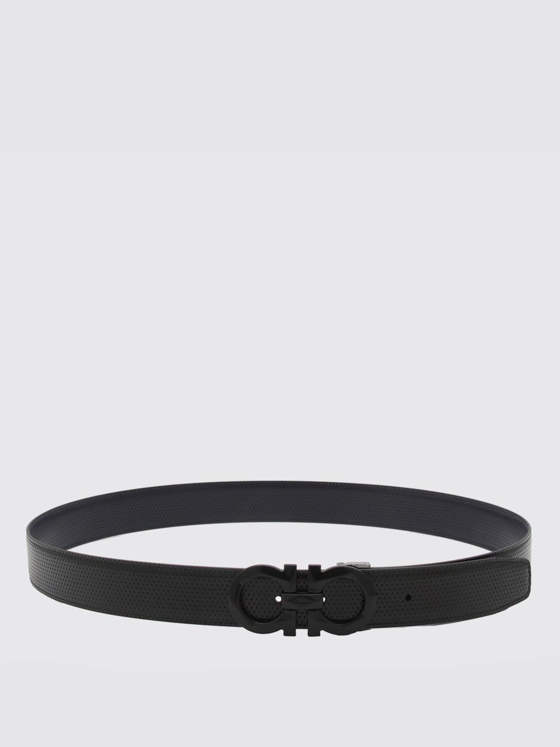 FERRAGAMO BELT: Belt men Ferragamo, Black - Img 1