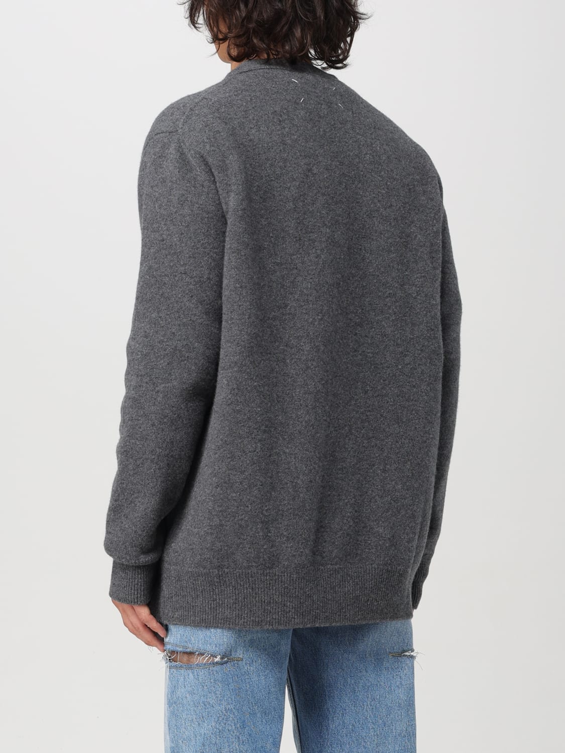 MAISON MARGIELA CARDIGAN: Sweater men Maison Margiela, Grey - Img 3