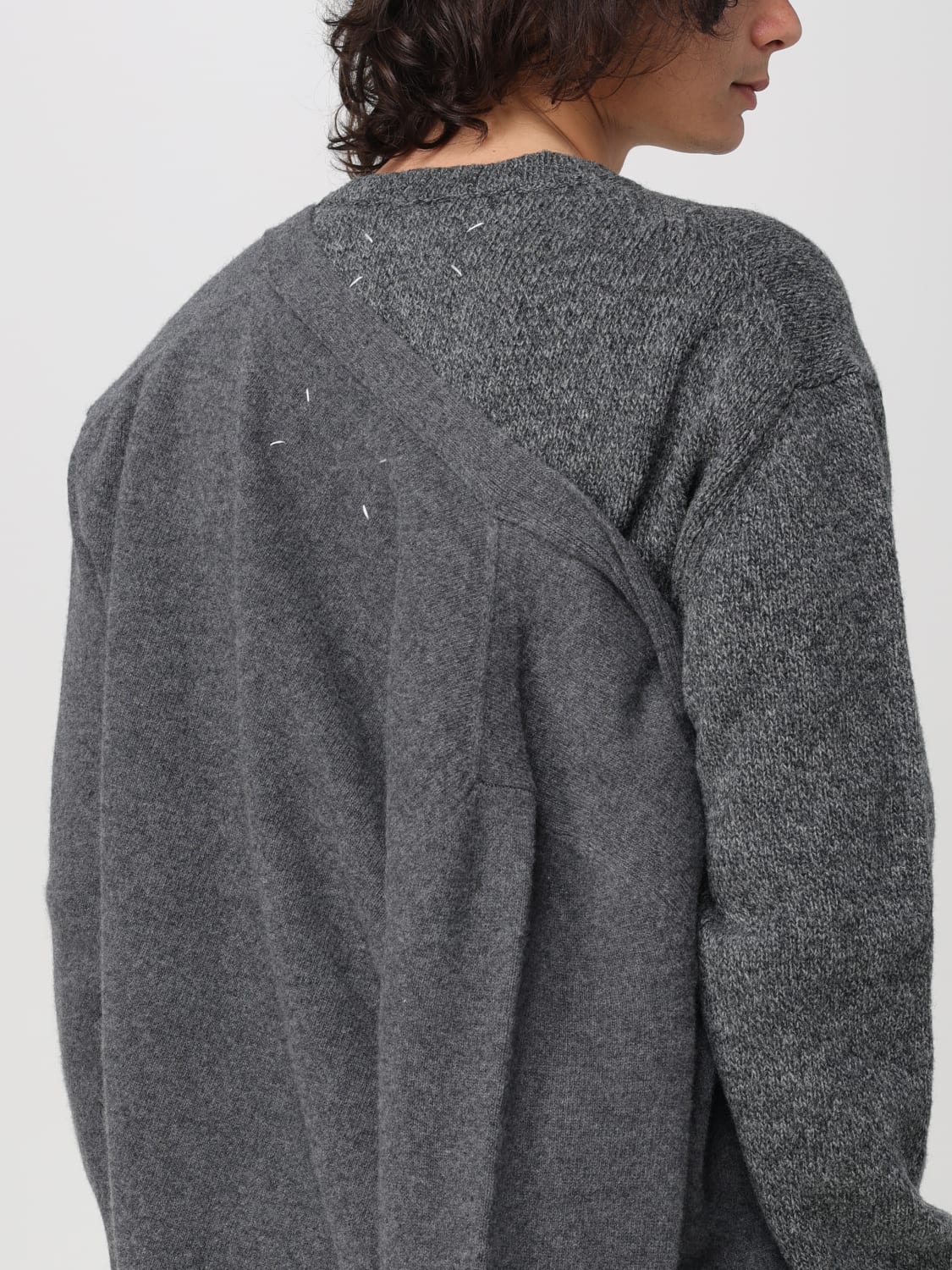 MAISON MARGIELA CARDIGAN: Sweater men Maison Margiela, Grey - Img 5