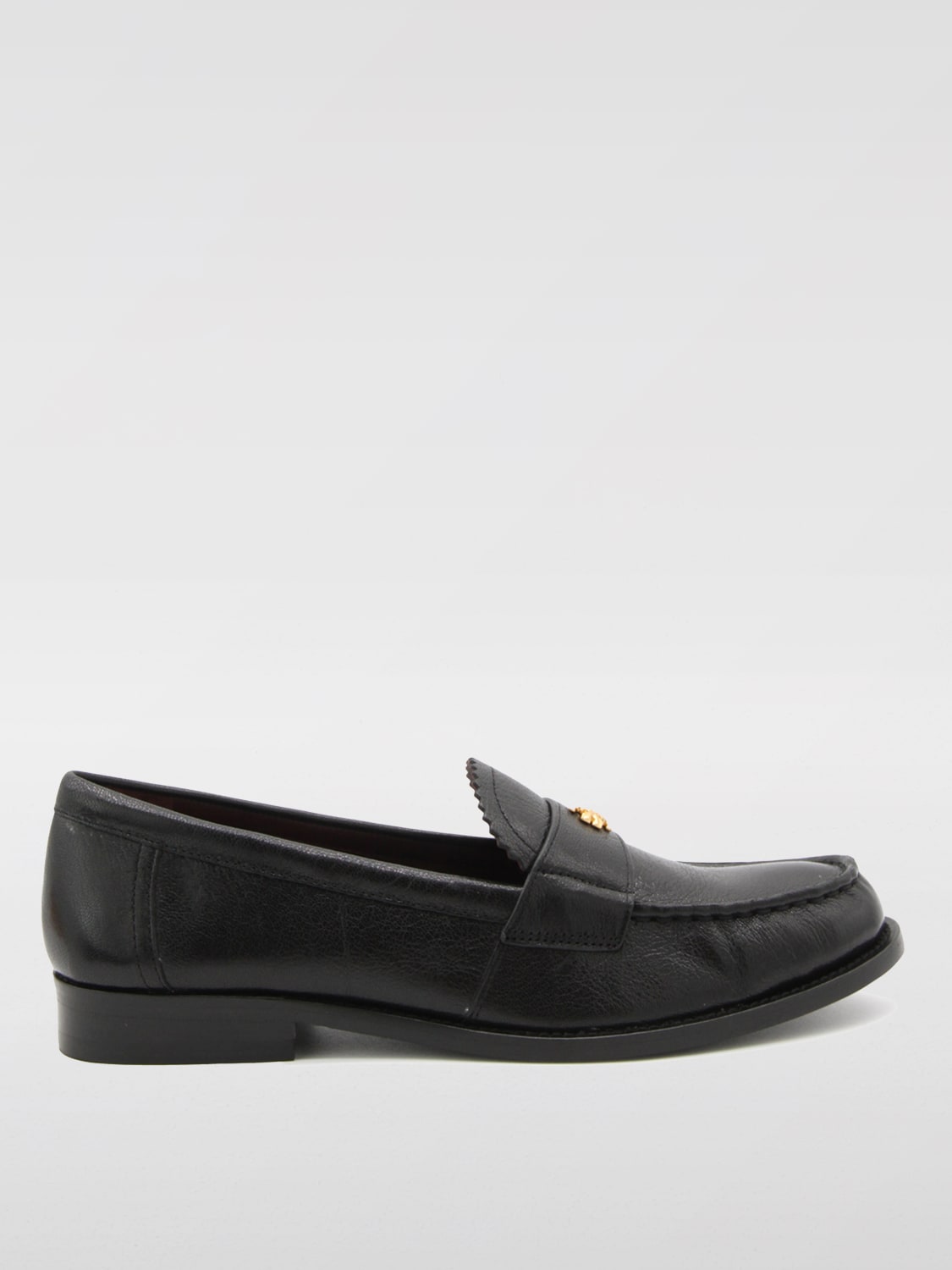 Giglio Mocassino Tory Burch in pelle bottalata