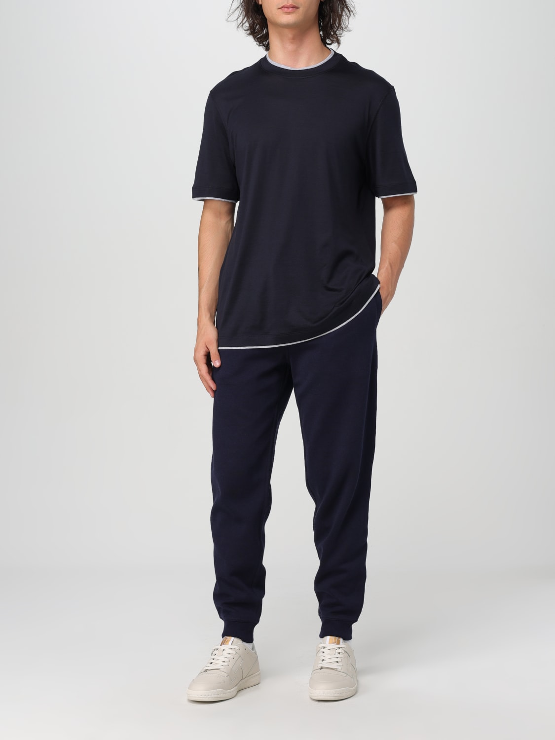 BRUNELLO CUCINELLI PANTS: Pants men Brunello Cucinelli, Blue - Img 2