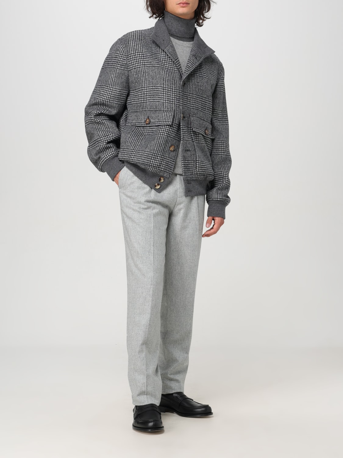 BRUNELLO CUCINELLI JACKET: Coat men Brunello Cucinelli, Grey - Img 2