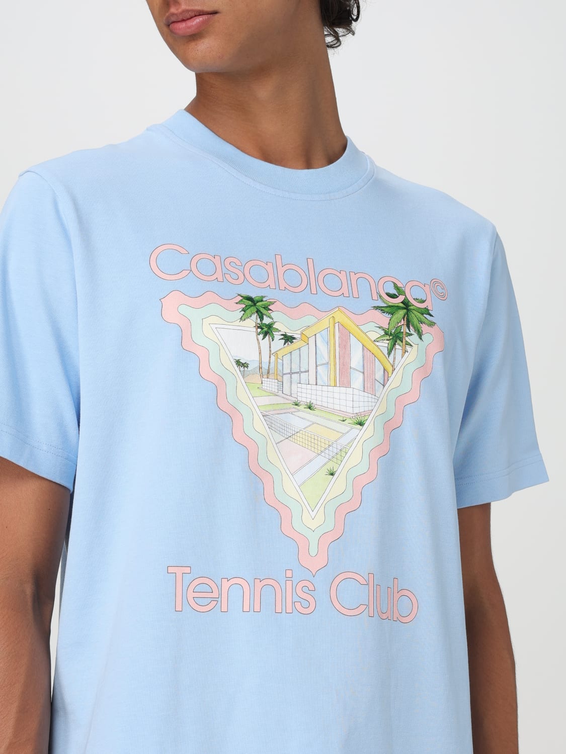 CASABLANCA: T-shirt men - White | Casablanca t-shirt CASABLANCA: T-shirt men - White | Casablanca t-shirt