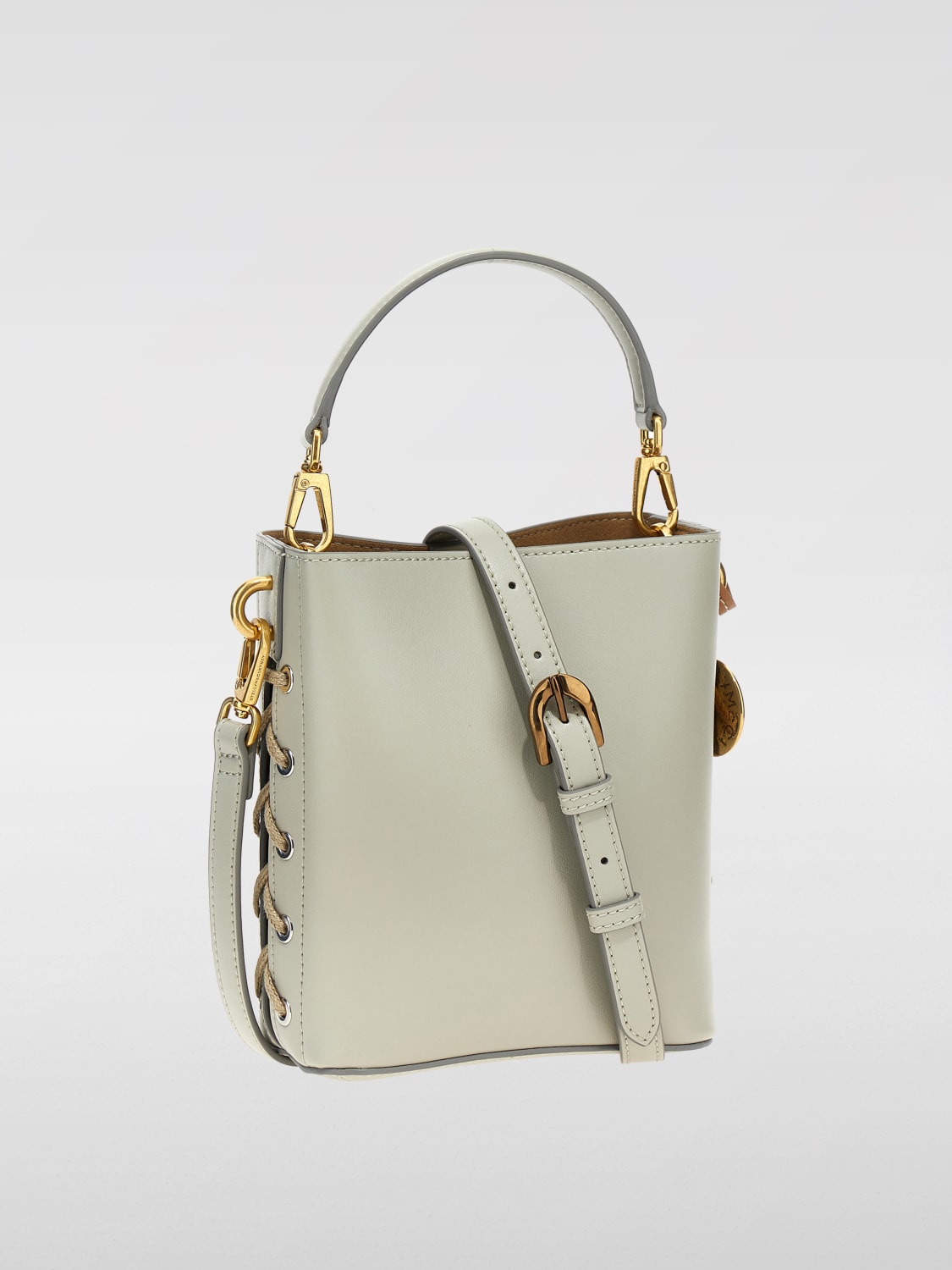 バッグ・カバンその他 STELLA MCCARTNEY Woman Mini bag Grey 7B0093WP0380 1505 Stella McCartney Outlet: Shoulder bag woman - Grey | Stella