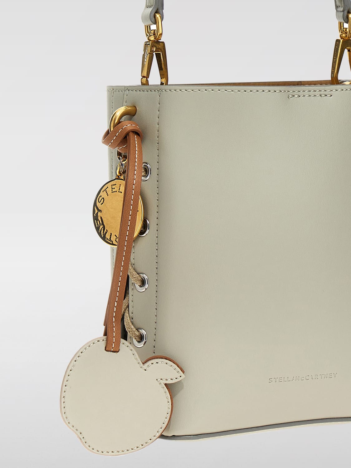 バッグ・カバンその他 STELLA MCCARTNEY Woman Mini bag Grey 7B0093WP0380 1505 Stella McCartney Outlet: Shoulder bag woman - Grey | Stella