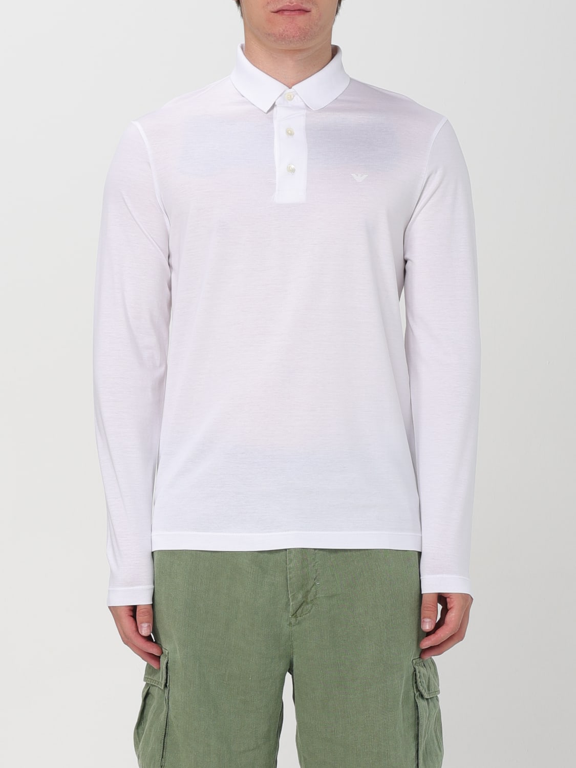 シャツ EMPORIO ARMANI Men Long Tops 8N1CG11JUVZ0100 WHITE EMPORIO ARMANI: Shirt men - White | Emporio Armani shirt