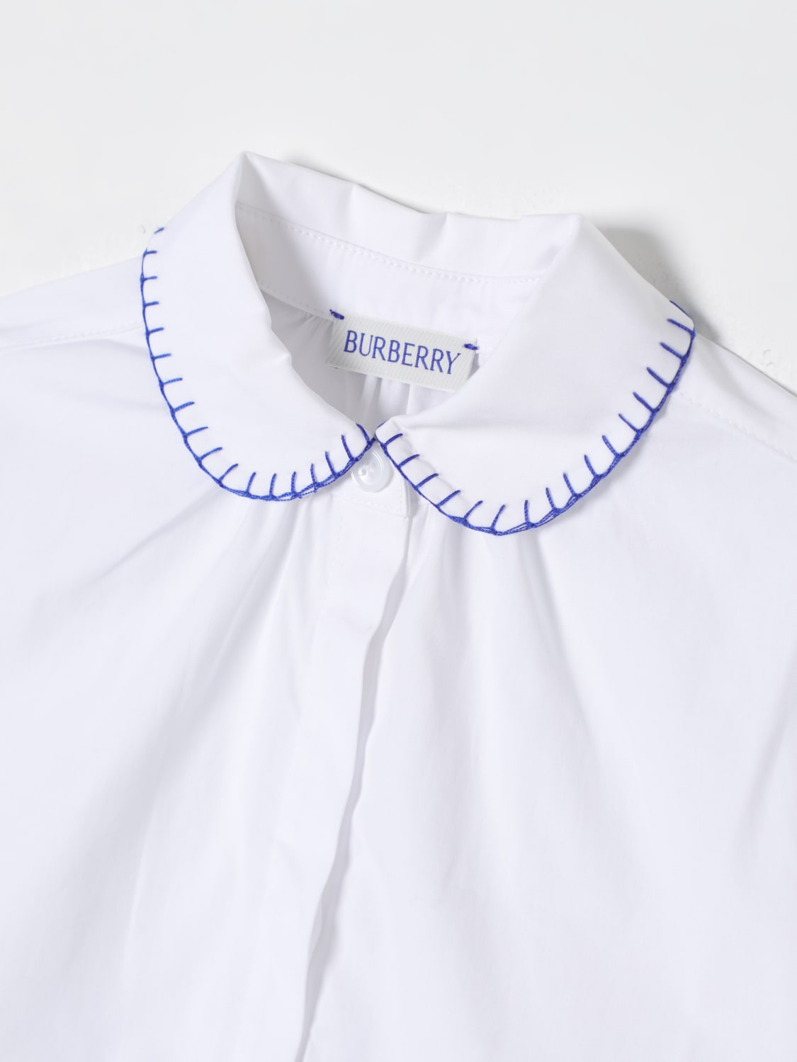 BURBERRY SHIRT: Sweater kids Burberry, White - Img 3