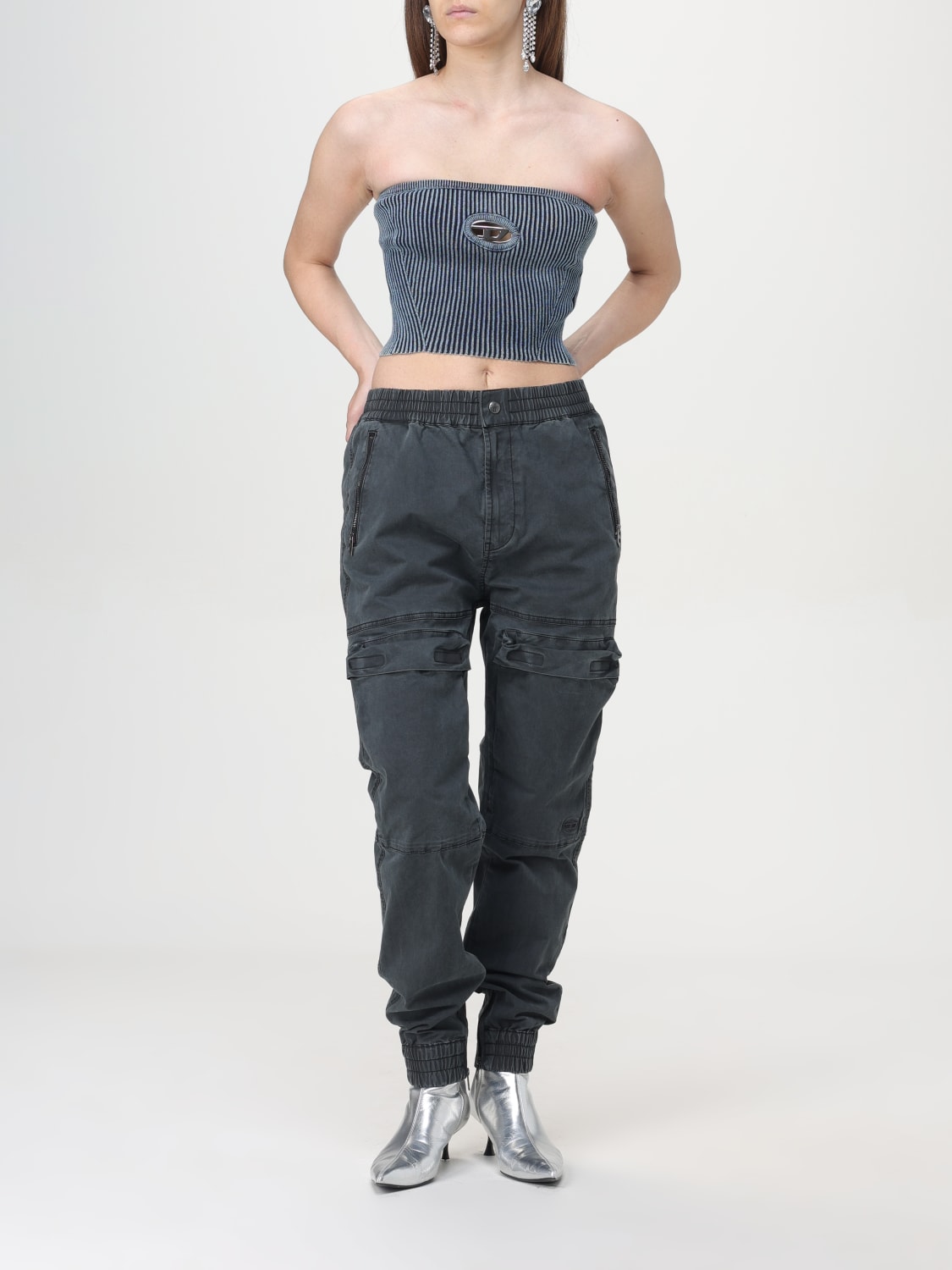 DIESEL TOP: Top woman Diesel, Denim - Img 2