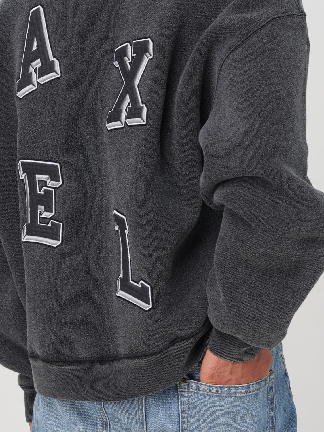 AXEL ARIGATO SWEATSHIRT: Sweatshirt herren Axel Arigato, Grau - Img 3