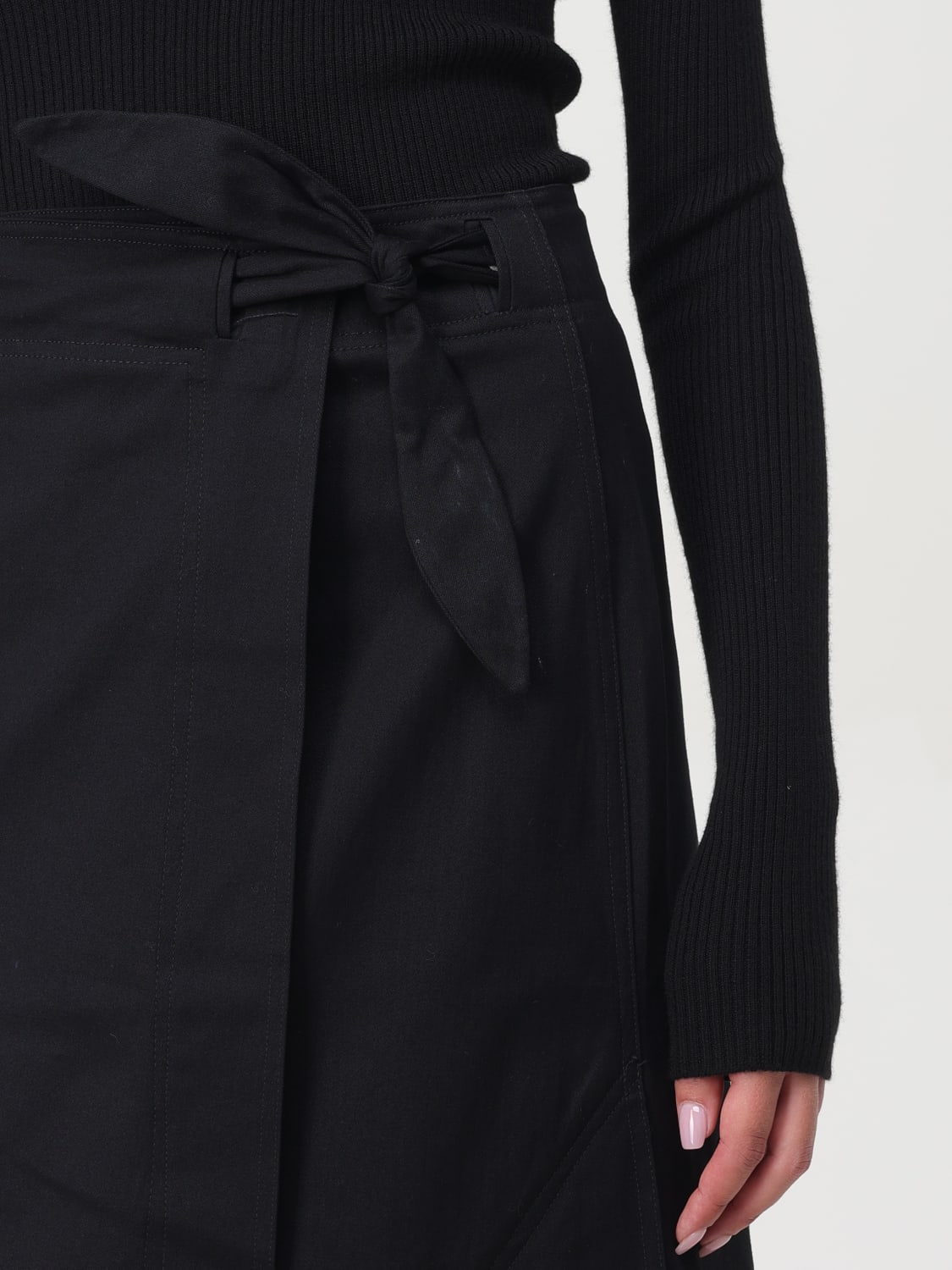 スカート GANNI Woman Skirt Black F9613 099 Ganni Outlet: Skirt woman - Black | Ganni skirt F9613 online