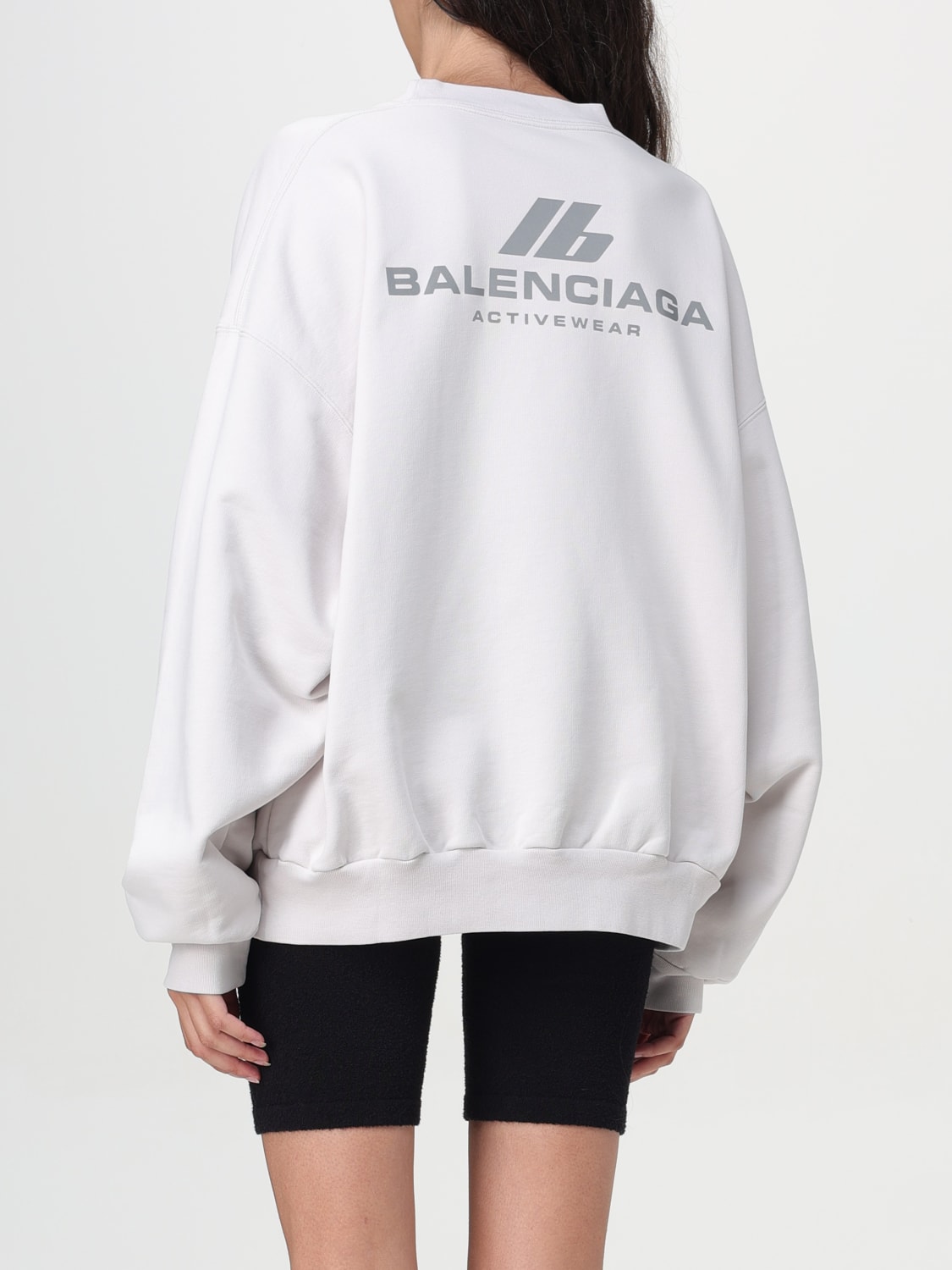 BALENCIAGA SWEATSHIRT: Pullover damen Balenciaga, Weiß - Img 3