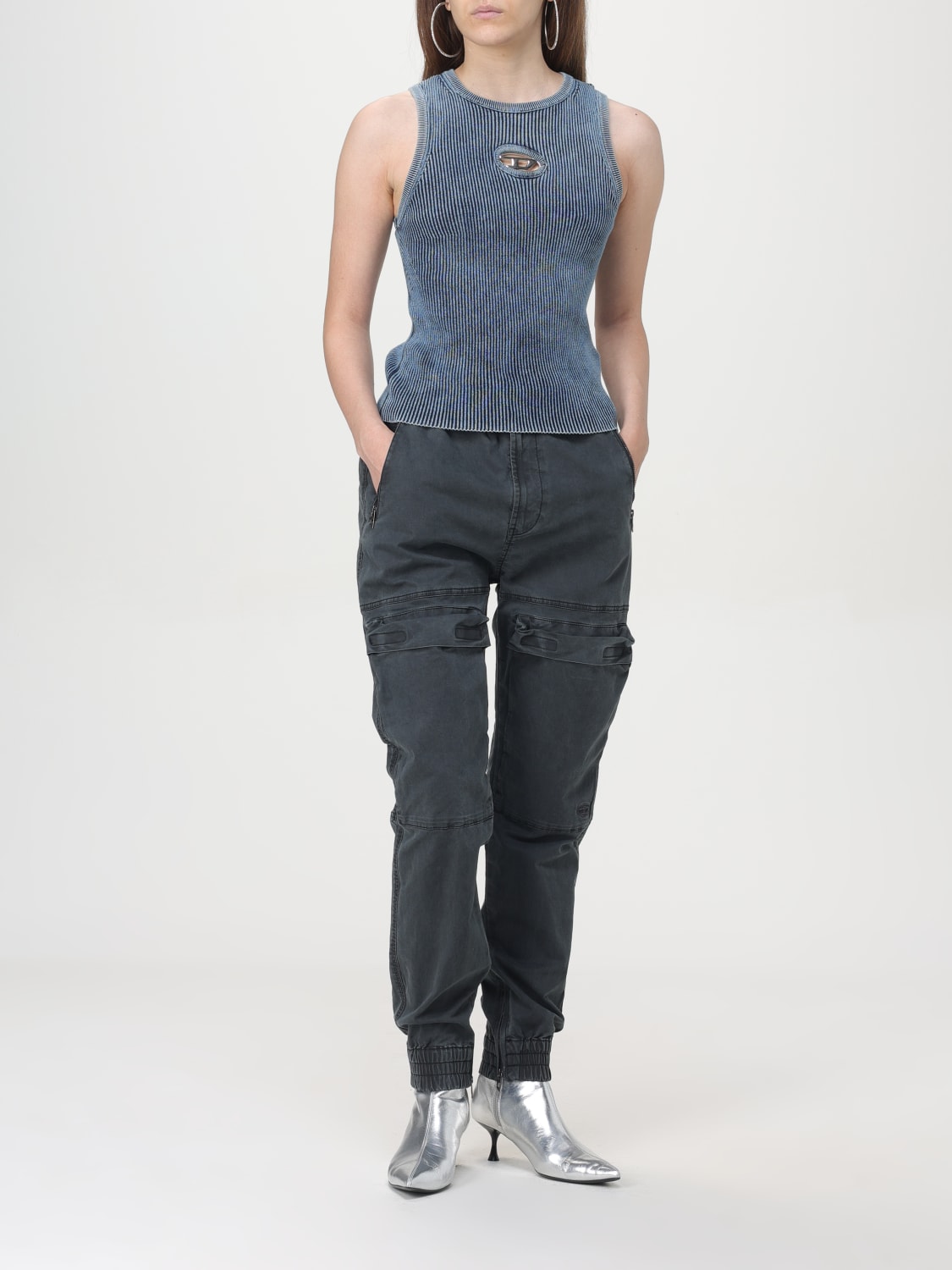 DIESEL TOP: Top woman Diesel, Denim - Img 2