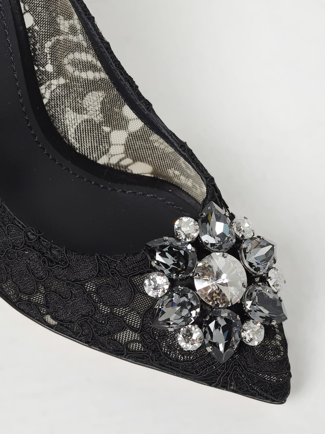 Polished calfskin pumps in Black for Women | Dolce&Gabbana®