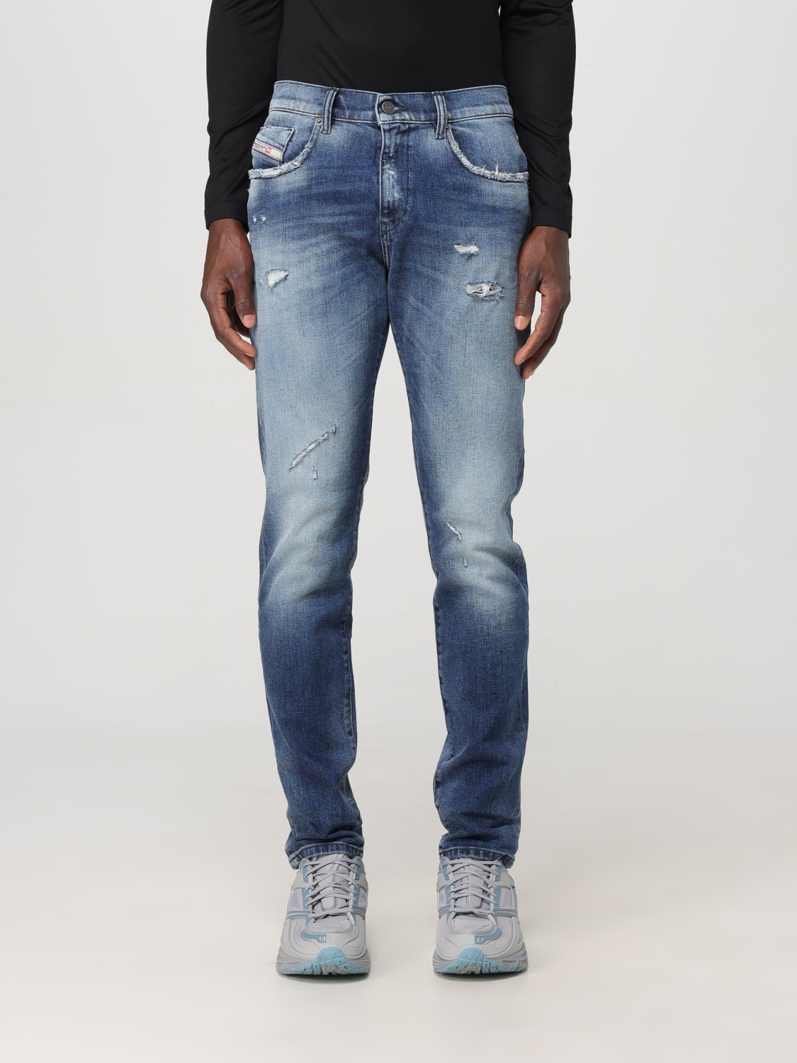 Giglio Jeans Diesel in denim di cotone effetto used