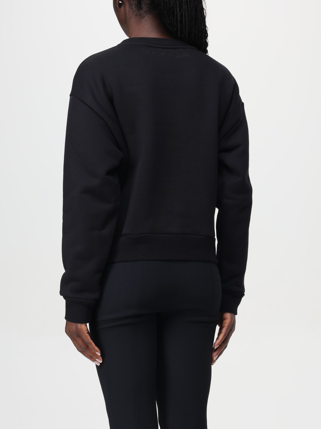 ALEXANDER MCQUEEN SUDADERA: Jersey mujer Alexander McQueen, Negro - Img 3