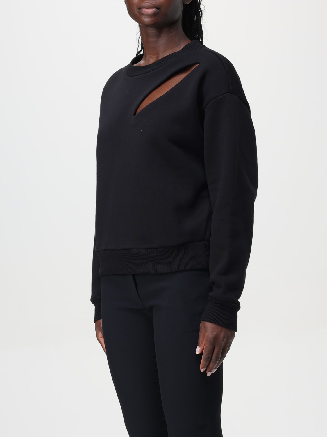 MCQUEEN SWEATSHIRT: Pullover damen McQueen, Schwarz - Img 4