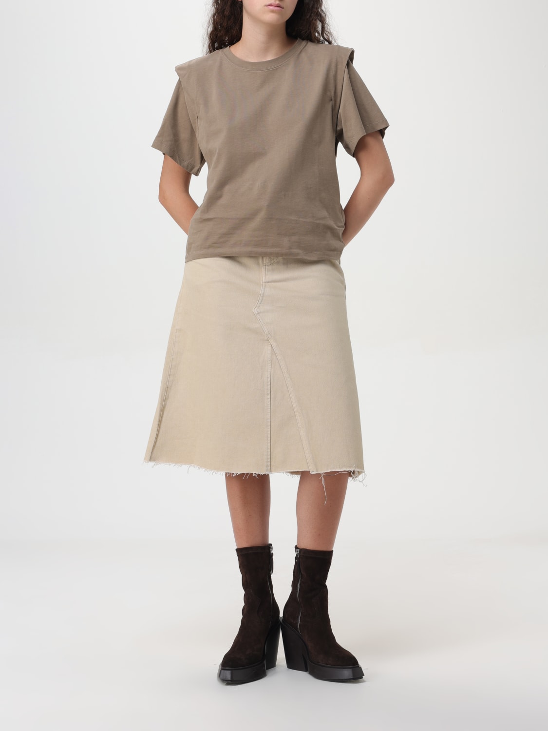 ISABEL MARANT CAMISETA: Camiseta mujer Isabel Marant, Marrón - Img 2