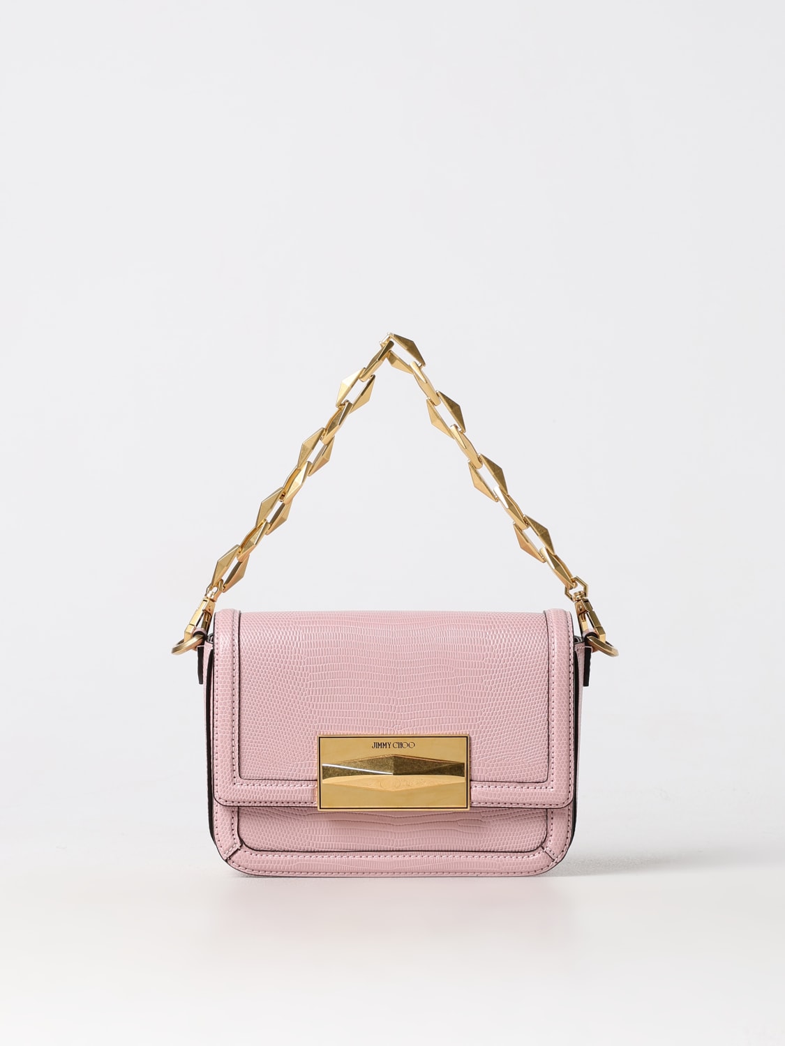 JIMMY CHOO MINI BAG: Mini bag woman Jimmy Choo, Pink - Img 1