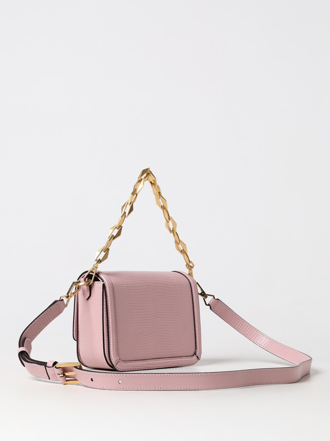 JIMMY CHOO MINI BAG: Mini bag woman Jimmy Choo, Pink - Img 3