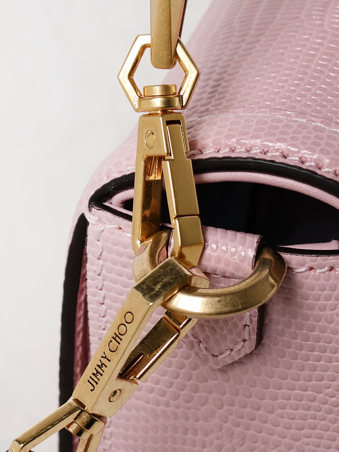 JIMMY CHOO MINI BAG: Mini bag woman Jimmy Choo, Pink - Img 4